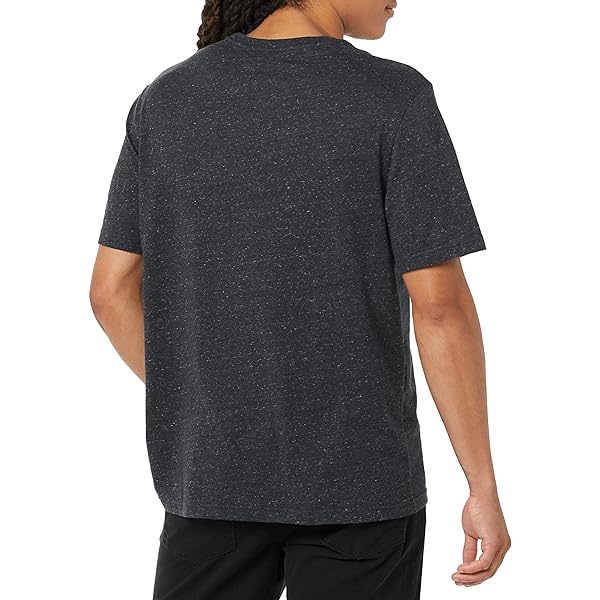 Charcoal Marled Crew Neck Short-Sleeve T-Shirt